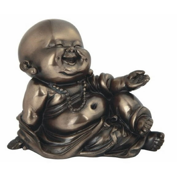 FC Design 4.25"W Bronze Maitreya Buddha Statue Feng Shui Decoration Religious Figurine