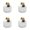 White, variant on Portable Electronics Organizer Travel Case,Mini Data Cable Storage Box,Multifunctional Charging Cable Holder with Compact Design,Daily Trips,2PCS