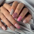 thumbnail image 4 of Juego de 3 placas para estampar uñas con textura de grafiti, números y letras, plantillas para manicura de estilo vintage, placas con imágenes de letras para uñas., 4 of 7