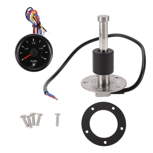 Kit de unidad de envío de combustible y medidor Unique Bargains 3.94" Unidad de envío de combustible para barco Unidad de envío de combustible marino Metal 1 juego 0-190 Ohm