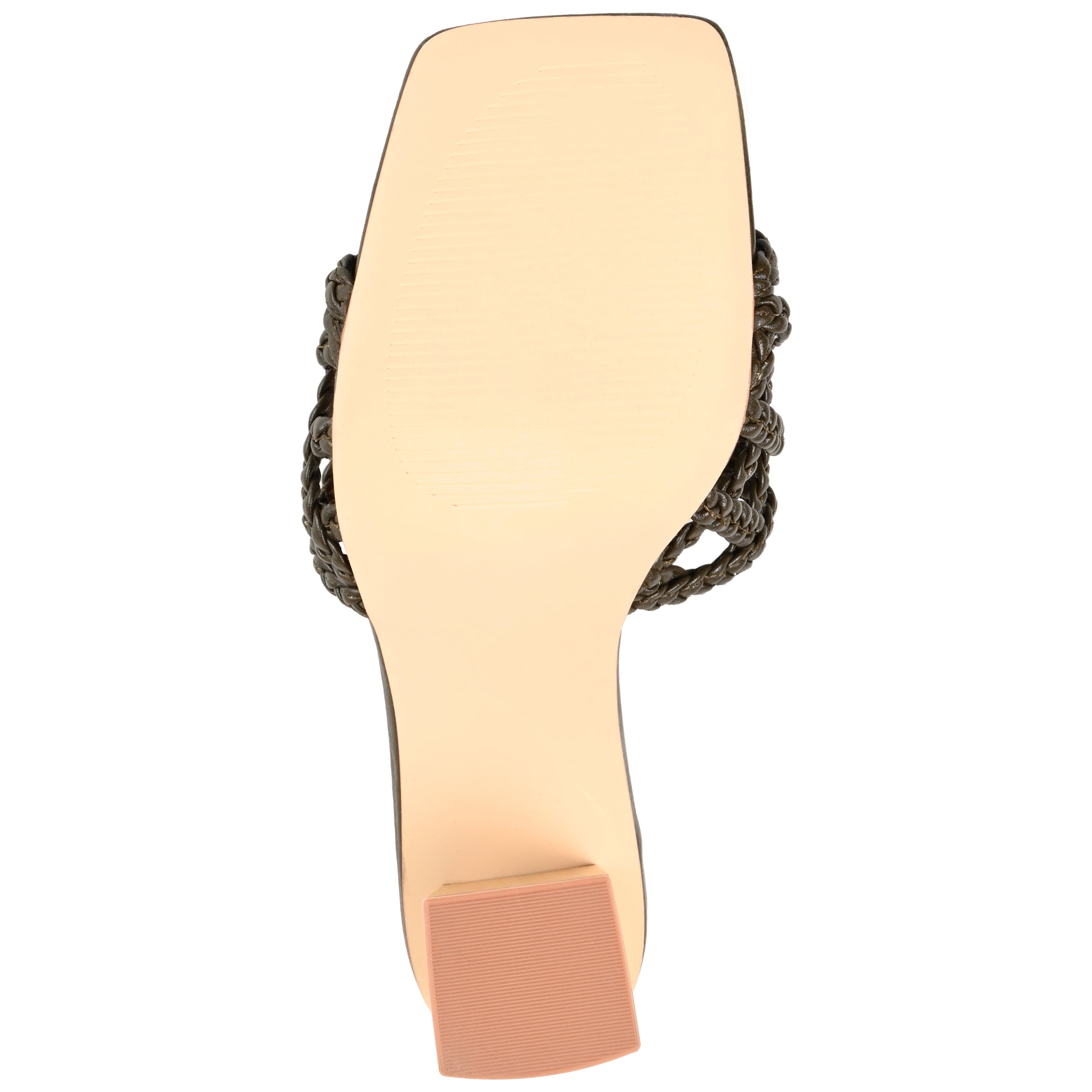 Journee Womens Evvie Open Square Toe Block Heel Sandals
