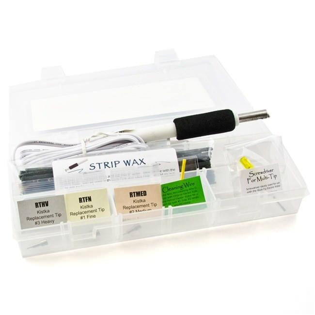 Storage Box Wire 1 Beeswax 220 Volt Electric Kistka Starter Kit With 3 Tips