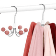 thumbnail image 3 of Hoodie Hangers 2-Pack with 6 Balls, 360°Swivel Purse Hanger, Scarf Hanger, Closet Hooks, Handbag Organizer, Bra Hanger, 3 of 4