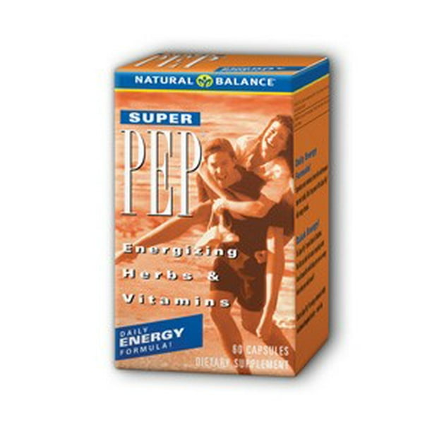 Natural Balance Super Pep All Day Herbal Energy Supplement With