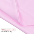 thumbnail image 3 of PiccoCasa 4Pcs  Silky Satin Pillowcases Zippered Pillow Covers Non-Standard Pink, 3 of 7
