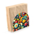 thumbnail image 2 of Colorful Of Circles Napkin Holder for Table Clear Napkin Stand Paper Holder Acrylic Organizer Dispenser Napkins for Dinner Kitchen Restaurant Room, 2 of 8