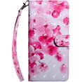 thumbnail image 6 of Samsung Galaxy S21 Wallet Case for Women, Premium PU Leather Prints Flip Cute Cover with Card Holder & Kickstand Feature Phone Case for Samsung Galaxy S21 Cherry Blossoms, 6 of 12