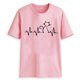 thumbnail image 2 of Pntutb Mujeres Niñas Tallas grandes Imprimir Camisetas Camisetas Manga corta Camiseta Blusa tops Pntutb Pntutb-4462, 2 of 5