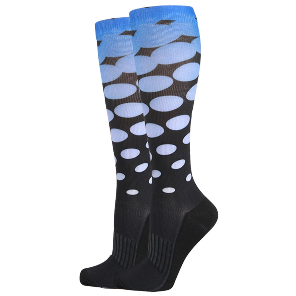 Sports Pressure Socks Men Women Compression Socks Elastic Breathable High Knee Socks Walmart