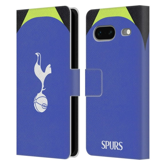 Head Case Designs Officially Licensed Tottenham Hotspur F.C. 2022/23 Badge Kit Away Leather Book Wallet Case Cover Compatible with Google Pixel 7