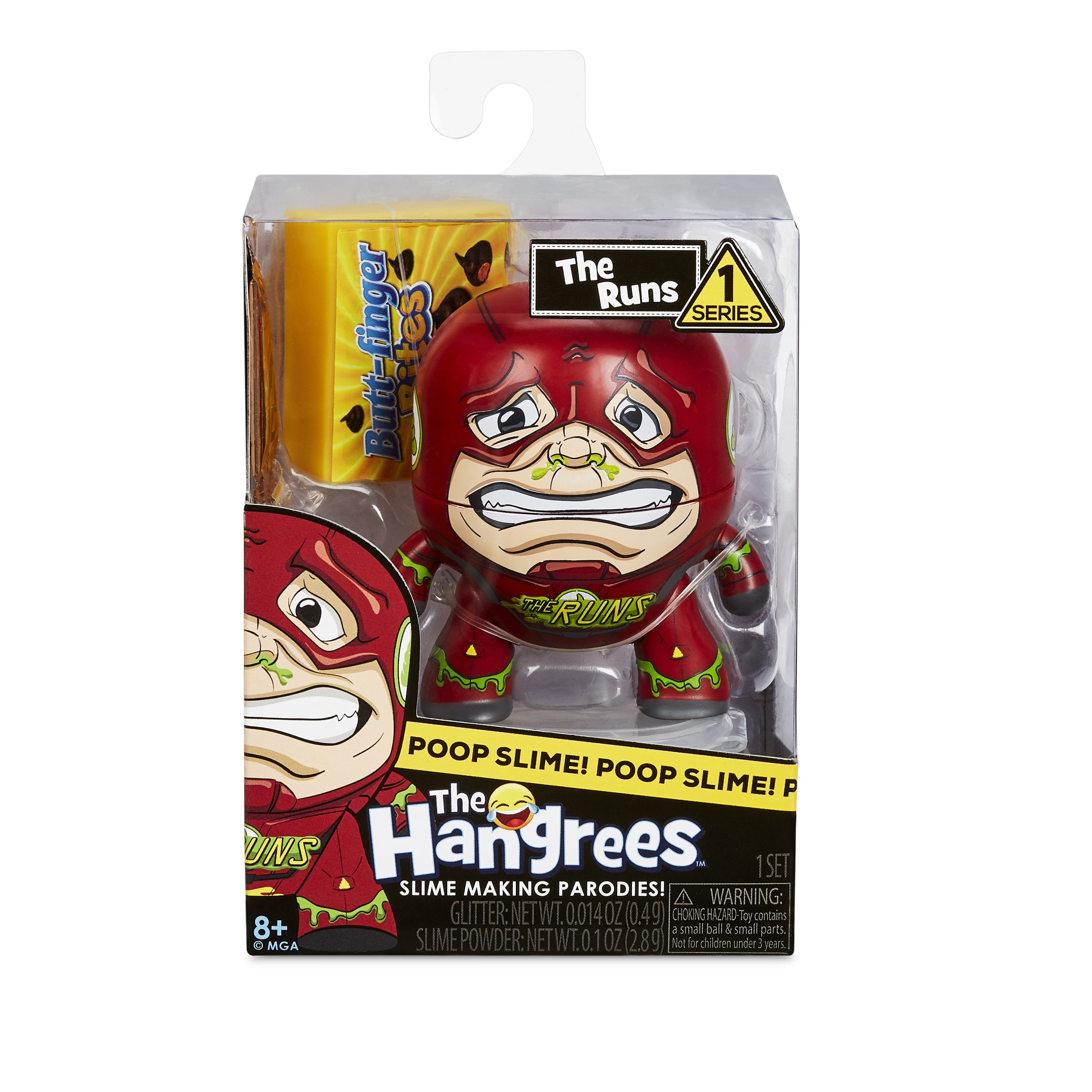 The Hangrees The Runs Collectible Parody Figure with Slime, Great Gift for Children Ages 6, 7, 8+