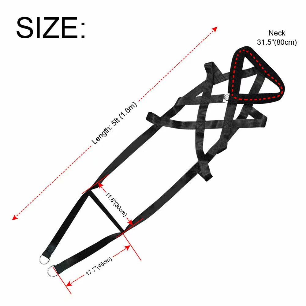 Dog Sled Weight Pulling Training Harnesses for Large Dogs Behaviors Training, Dog Pulling Sledding Harnesses for Weight Pulling,Canicross,Ski-Joring