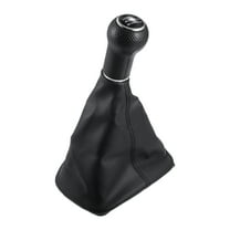 6 Speed Manual Gear Shift Knob with Cover - Stick Shifter Knob - for VW Bora 98-05 Plastic Black 1 Pc