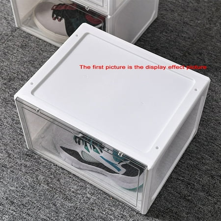 

Magnetic Suction Sneaker Storage Box Magnetic Suction Sneaker Storage Box Transparent Basketball Shoes Shoe Box Collection Display Shoe Cabinet Red