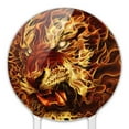 thumbnail image 3 of Acrylic Flaming Fire Tiger Cake Topper Party Decoration for Wedding Anniversary Birthday Graduation, 3 of 7