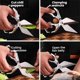 thumbnail image 5 of Tijeras de Cocina Multifuncionales de Acero Inoxidable de Alta Resistencia – Mango Ergonómico Seguro para Lavavajillas, Corta Huesos de Aves, Pollo, Pavo, Carne, Mariscos (1 Tijera + 1 Toalla), 5 of 9