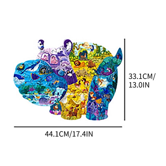 TIMIFIS Jigsaw Puzzle Children's Special-Shaped Large Puzzle Intelligence Flat Chart Above 6 Years Old Puzzles