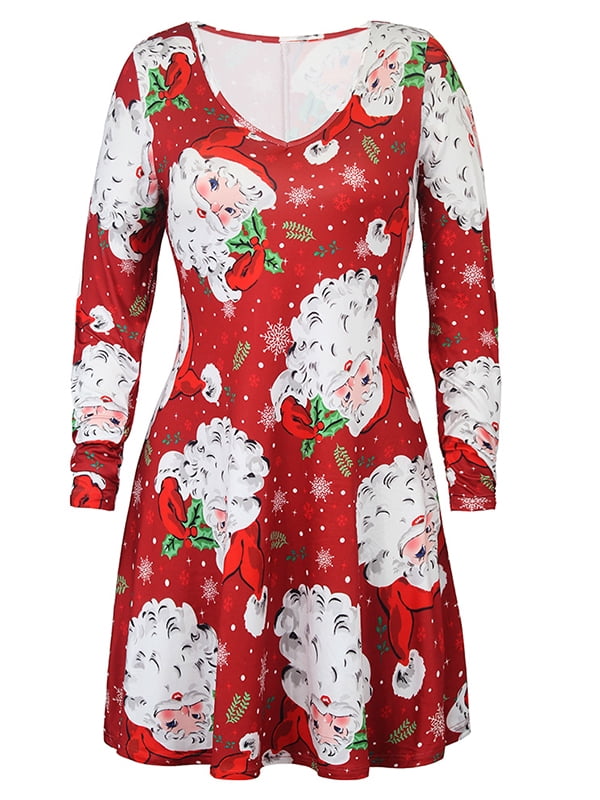 christmas t shirt dress