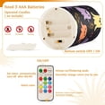 thumbnail image 5 of Yayeee Flameless Candles with Remote Flickering Battery Operated Multi Color Changing, Yellow Halloween Ghosts, 5 of 7