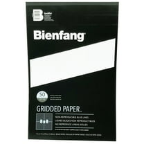 Bienfang Designer Grid Paper Pad, 50 Sheets,, 8" x 8" Grid, 11" x 17"