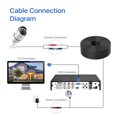 thumbnail image 2 of ZOSI 4 Pack 100Feet 30m BNC Video Power Cable Security Camera Wire Cord for Surveillance CCTV DVR Surveillance System, 2 of 7