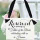thumbnail image 1 of Wedding Memorial Sign in Memory of Parents Celebrating from Heaven Ceremony Seat, 1 of 5