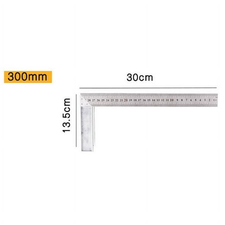 

NEW Construction Carpenter Ruler L Shape Angle Square Ruler 250mm-600mm
