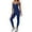 Dark Blue, variant on Leggings for Women High Waisted Skinny Gym Activewear Jumpsuit Stretchy Sports Tummy Control Athletic Workout Leggings
