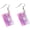 6, variant on Valentine's Day Glitter Sweet Love Heart Butterfly Flamingo Letter Hot Pink Acrylic Drop Dangle Resin Earrings Birthday Cute Jewelry for Girlfriend Women