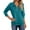 Green, variant on MIXUE Boho Tops For Women Autumn Winter Solid Color V Neck Zipper Long Sleeve Slim Casual Business Tunic Tee Shirts Holiday Wear,Green,M
