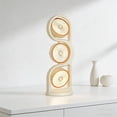 thumbnail image 7 of 3 Head Desk Fan Night Light Air Circulator Portable Quiet Cooling Desk Fan 3 Speed Office Dorm Desktop Table Personal, 7 of 7