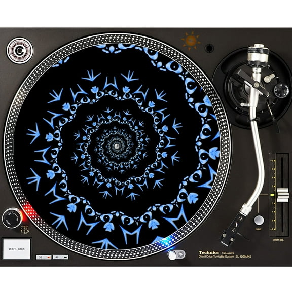 KuzmarK™ 12" DJ Turntable Slipmat - Gulf Breeze