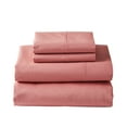 thumbnail image 6 of Better Homes & Gardens Cool & Crisp 4-Piece 300 Thread Count Old Rose Cotton Percale Sheet Set, Full, 6 of 6