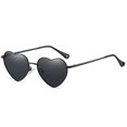 thumbnail image 2 of Retro Heart Sunglasses, UV400 Protection Cat-Eye Style Shades for Women, 2 of 5