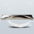 thumbnail image 4 of Designed for iPhone Case,Metal Corner Anti-Fall Borderless Slim No Back Bumper with Camera Lens Protection Shockproof Protective Cover Phone Case (iPhone 15 Plus,Grey), 4 of 7