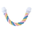 thumbnail image 2 of Bunblic 2x Flexible Bird Rope Perch Hanging Swing Perches Perches Climbing Rope for Parrot Budgie Parakeet Cockatiels Canary Small Pet Supplies 2 Pcs, 2 of 7