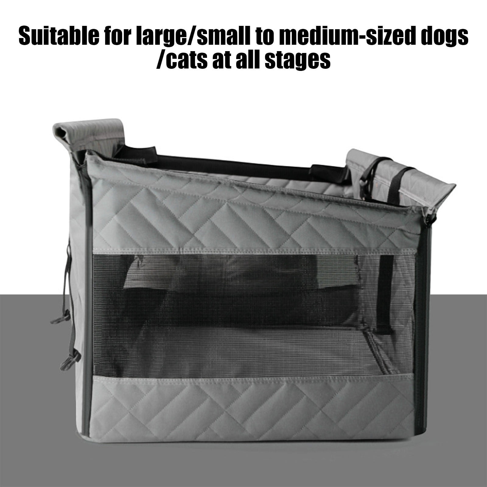 sruoe Dog Bed for Small dogs, Car Mounted Pet Mat, Outdoor Sofa Dog Bed, Pet Bed Bottom With Hard Mesh, Dog Cage Bed Waterproof Dirt Proof Dog Mat, Pet Bed for Rear Seat Car, 23.6x17.7"