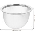 thumbnail image 4 of Alipis Stainless Steel Tea Filter, 8pcs Fine Mesh Strainer Insert Metal Teapot Replacement Tea Steeper Basket 7.2cm, 4 of 8