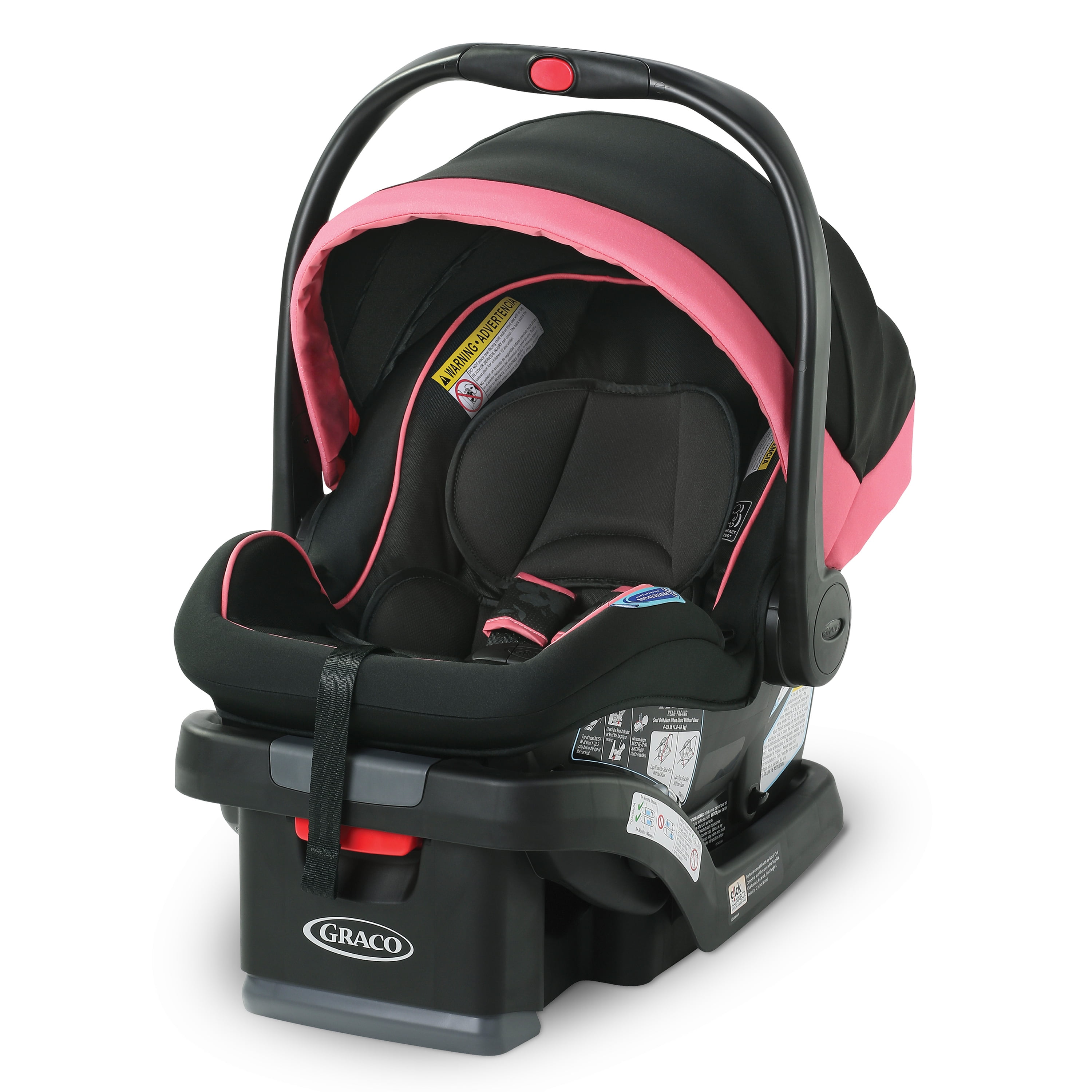 pink graco infant car seat