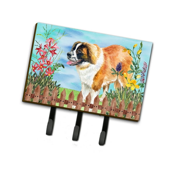 Saint Bernard Spring Leash or Key Holder