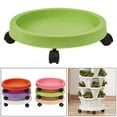 thumbnail image 2 of Carrito rodante para plantas con ruedas Platillo de planta Verde Sunnimix, 2 of 8