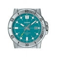 thumbnail image 2 of Casio Reloj Estándar Analógico de Acero Inoxidable con Esfera Azul Turquesa y Movimiento de Cuarzo para Hombre, Modelo MTP-VD01D-3E2V, 2 of 2