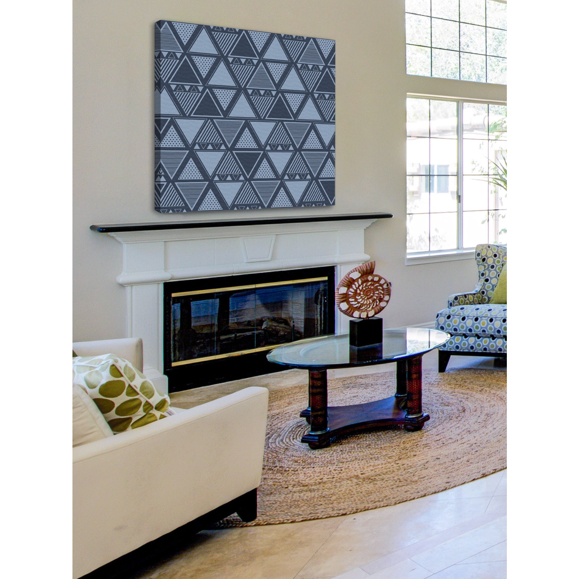 "Intuitive Continuation" Painting Print on Wrapped Canvas
