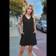 thumbnail image 5 of Vestido Negro Sin Mangas con Cuello en V y Bolsillos para Mujer, Color Liso, Talla S, 5 of 10