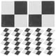 thumbnail image 1 of ColoMX 18pcs Doll House Poords Black and White Squares Mini House DIY Floor Adornment, 1 of 8