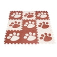 thumbnail image 1 of Alfombra de guardería, alfombra de juego de rompecabezas para bebés y niños 9 baldosa gateand pisos duro alfombra para niños peque Paw Beige Café Baoblaze Rompecabezas de piso de alfombra de juego, 1 of 8
