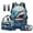 White Shark, variant on Jeiento Kids Backpack And Lunch Box Set 4 Piece 17 Inch White Shark Water-Resistant Polyester School Supplies for Elementary Boys, Includes Pencil Case, Bookmark