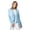 Arctic Blue, variant on Women's Long Sleeve Sun Wrap - UPF 50+ Sun Protection - Marietas in Black