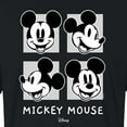 thumbnail image 3 of Disney - Mickey & Friends - Mickey Mouse - Black & White Photo Grid - Juniors Cropped Cotton Blend T-Shirt, 3 of 5
