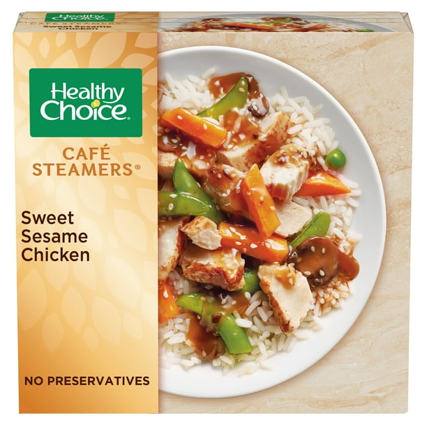 Healthy Choice Café Steamers Sweet Sesame Glazed Chicken Frozen Meal, 9
